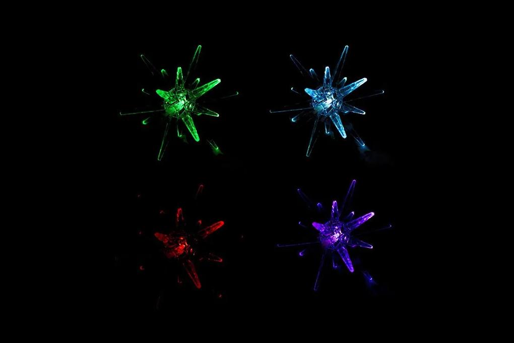 Svetelná LED dekorácia - hviezda – meniaca farby
