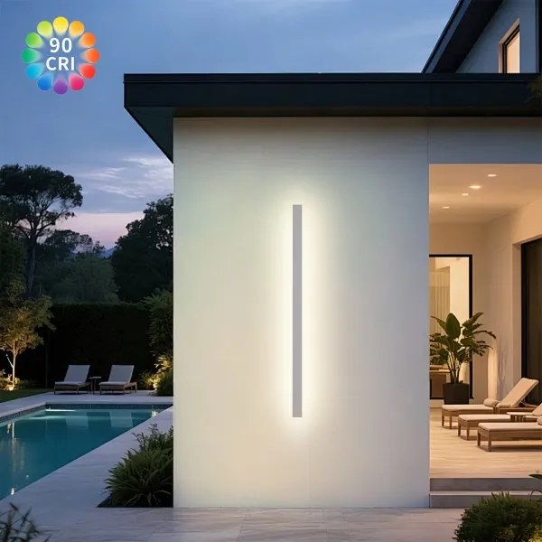 BRILAGI - LED vonkajšie nástenné svietidlo LINEAR LED/32W/230V 3000K IP65 140 cm biela CRI 90