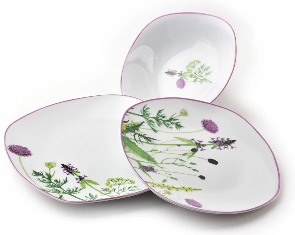 Porcelánová jedálenská súprava Village Lan sada 18ks