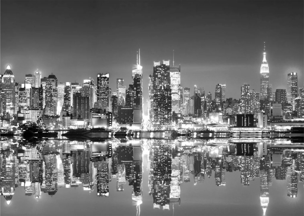 Obraz - New York, čiernobiely (70x50 cm)