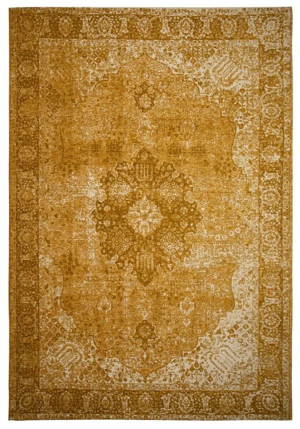 Kusový koberec Manhattan Antique Ochre, 155x230, žltá, obývacia izba, Flair Rugs