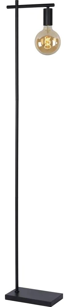 Lucide 21721/01/30 - Stojacia lampa LEANNE 1xE27/40W/230V čierna