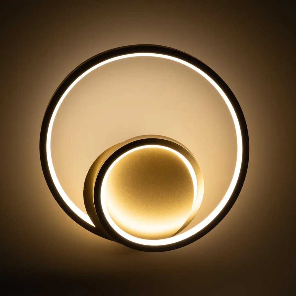 Nástenné LED svietidlo Lucero, 1x LED 13w, 4000k, g