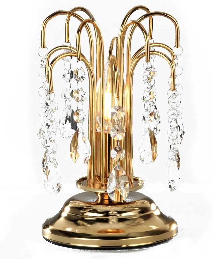 ONLI - Stolná lampa PIOGGIA 1xE14/6W/230V zlatá