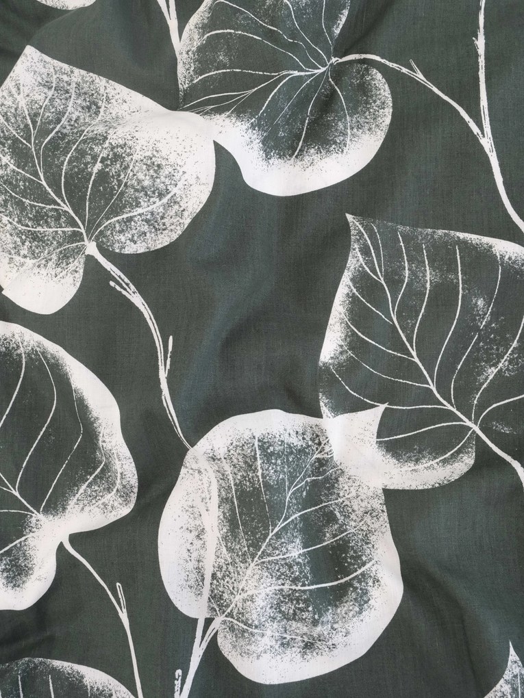 Bavlnená obliečka na vankúšik Renforcé 40 × 40 cm – Eliot tmavo zelený