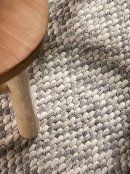 Koberec Elle Decoration Lyon Beans naturálny / krémový / sivý kruh