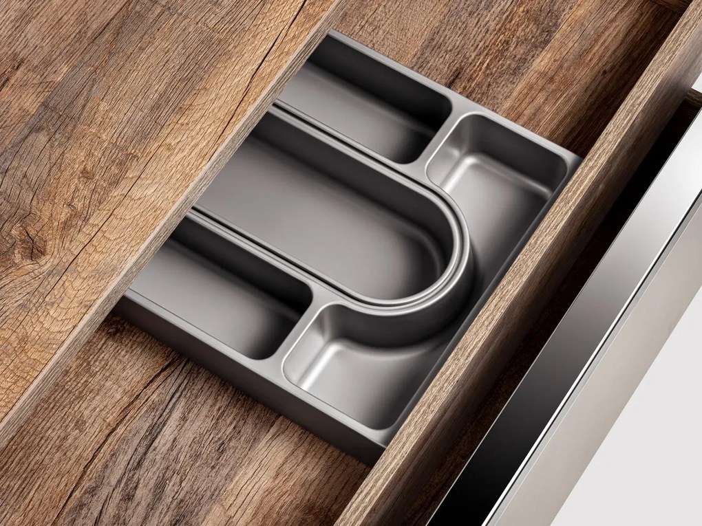 Závesná skrinka pod umývadlo Santa Fe 80 cm sivá