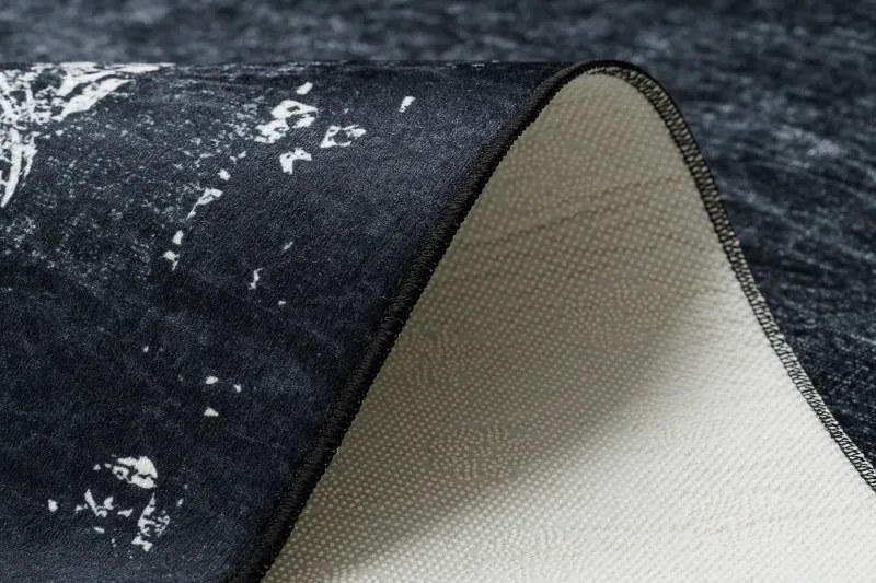 Dywany Łuszczów, Kusový koberec ANDRE Frame 1486, 120x170, šedá, chodba / predsieň