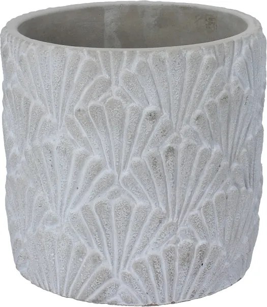 Cementový obal na květináč Purine 15 cm šedý