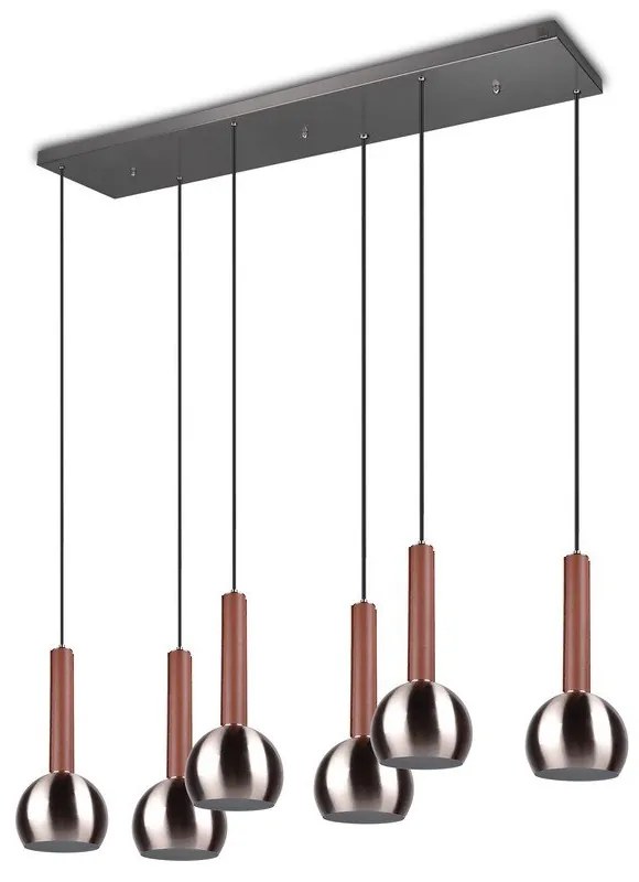 Čierne závesné svietidlo Ciliana – CINQUE