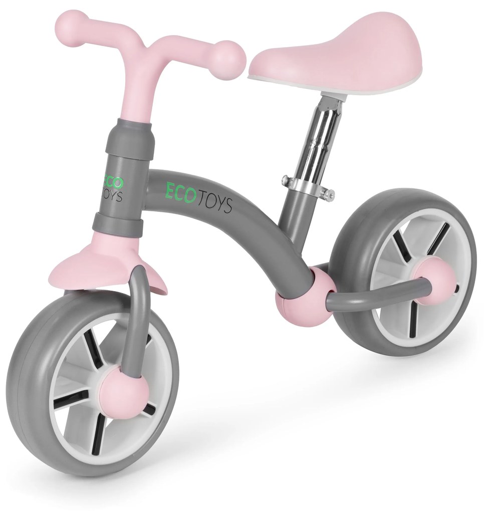 Cykloodrážadlo s kolesami EVA, sivé ECOTOYS