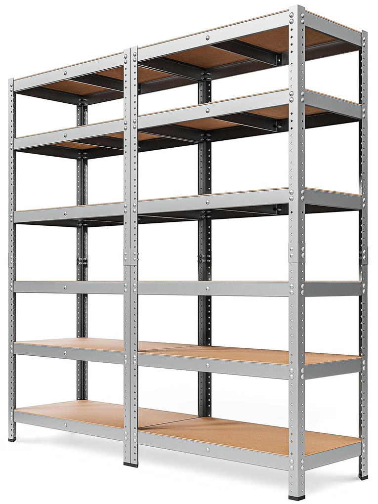 Marbo KOVOVÝ REGÁL SÉRIE HARD 220X120X50 NOSNOSŤ JEDNEJ POLICE 500 KG Rozmer regálu: 220x120x50, Počet Políc: 6, Celková nosnosť regálu: 3000 KG