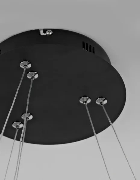 LED luster Nager 59 čierne