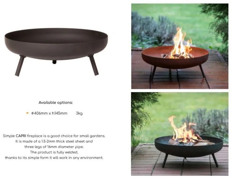 Ohnisko Capri 40 cm