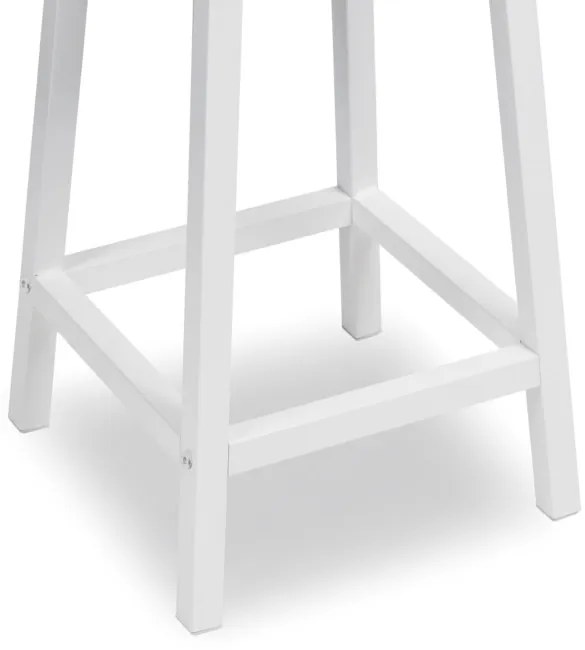 Barová stolička KENT starý dub / biele nohy