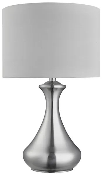 Searchlight EU2750SS - Stolná lampa TOUCH 1xE14/40W/230V