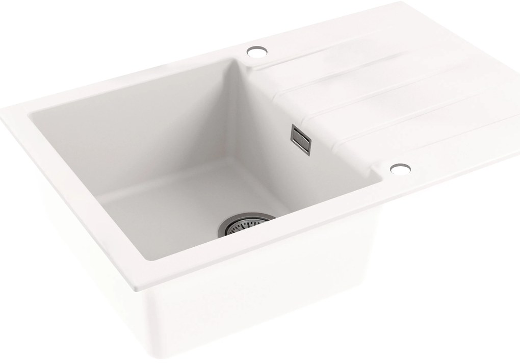 ALVEUS CZ CADIT 20 bílý 11 + pop up sifon 790x500x198 mm