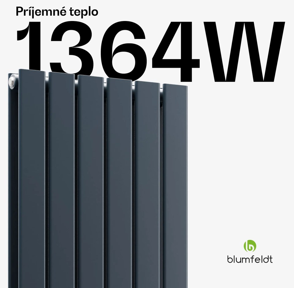 Blumfeldt Ontario radiátor 180x45 Výkon 1364 W