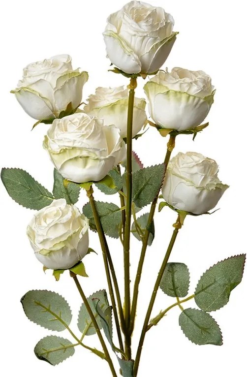 Ružová umelá vetvička ruža Rose pink - 8*8*55 cm