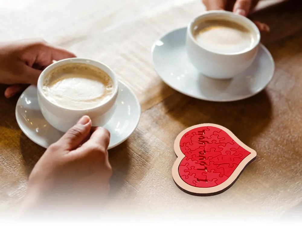 DAALO Dřevěné puzzle se vzkazem