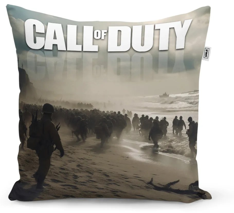 Sablio Vankúš Call of Duty Normandia - 60x60 cm