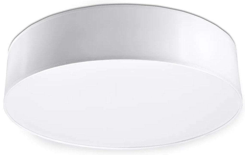 Stropné svietidlo Arena, 1x biele plastové tienidlo, (biely plast), (fi 45 cm)