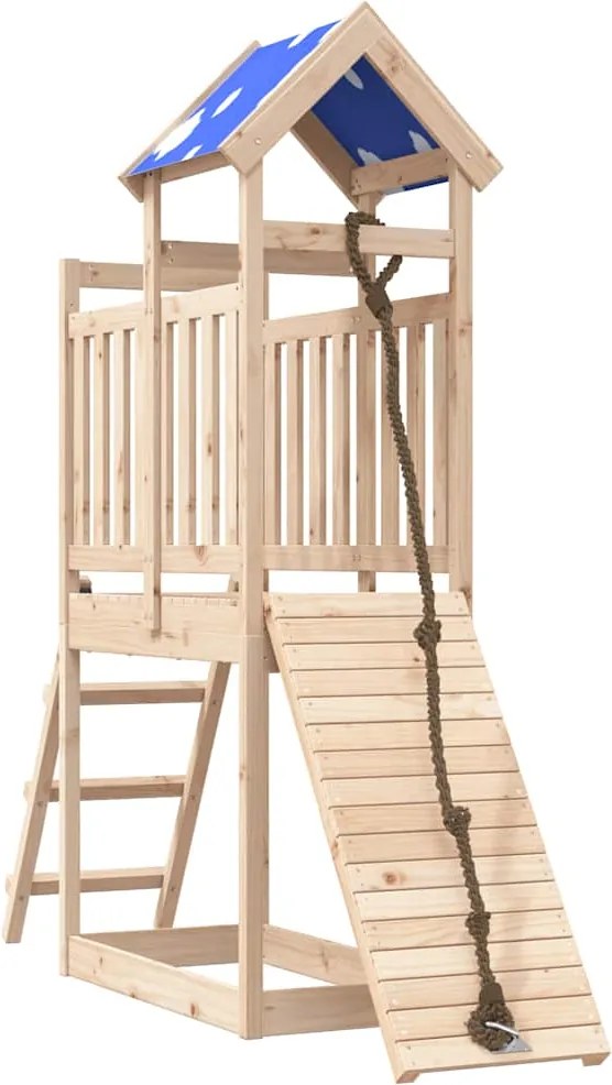 vidaXL Vonkajšia súprava na hranie masívna borovica