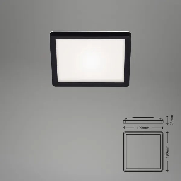 Briloner 7153-415 - LED Stropné svietidlo SLIM LED/12W/230V 19x19 cm