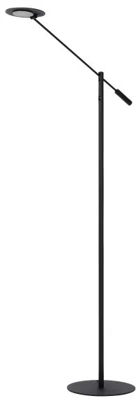 Lucide 19766/09/30 - LED Stmievateľná stojacia lampa ANSELMO LED/9W/230V čierna