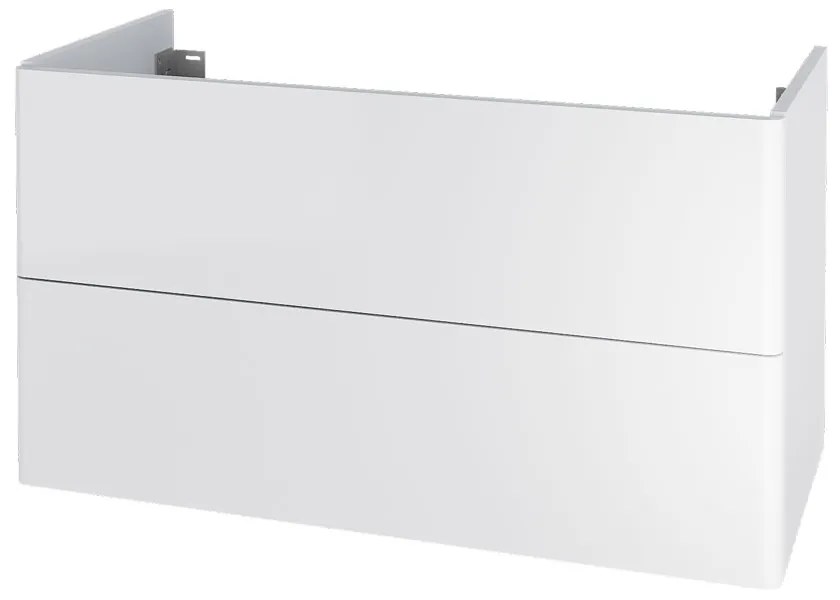 Mereo, Mereo Siena, kúpeľňová skrinka 100 cm, biela lesk, MER-CN412S