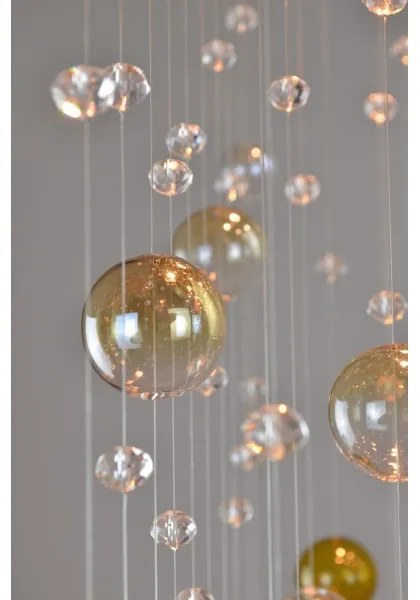 Wranovsky JWZ610100101 - Krištáľový prisadený luster ORBIS 10xGU10/40W/230V