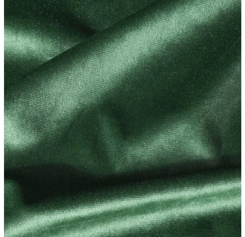 DECOREUM  Jednofarebný zamatový záves 140 cm x 250 cm zelená 100 % polyester 121018