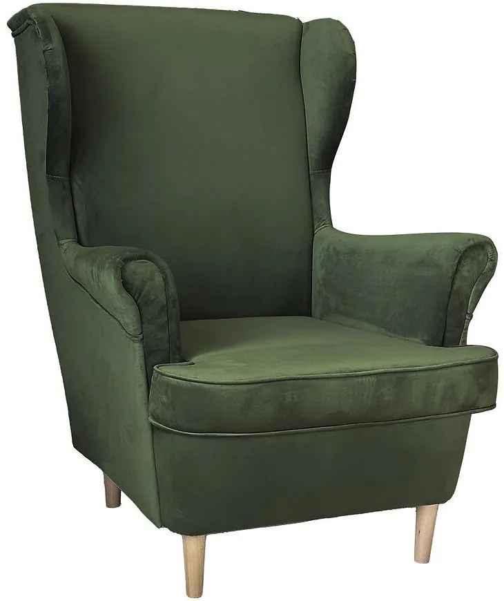 Kreslo Kingston Royal 51 00/1, olivovozelené