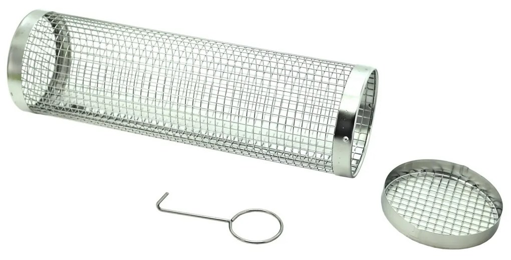 Cattara 13058 Grilovací valec, 9 x 30 cm, nehrdz. oceľ