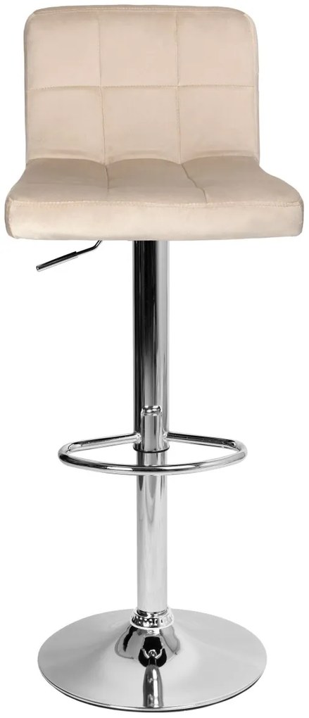 Barová stolička ARAKO CHRÓM béžová