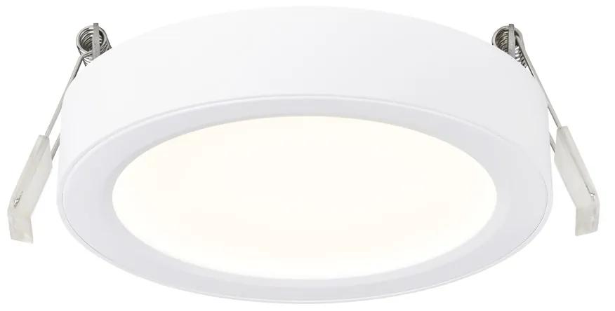 NORDLUX Kúpeľňové vstavané / stropné LED svietidlo SOLLER, 7,5 W, teplé denné biele svetlo, 12 cm