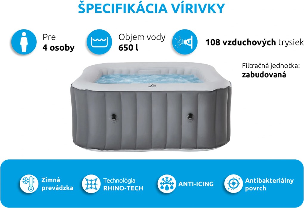 Mspa | Vírivý bazén MSPA Mist LS062-GR | 11400313