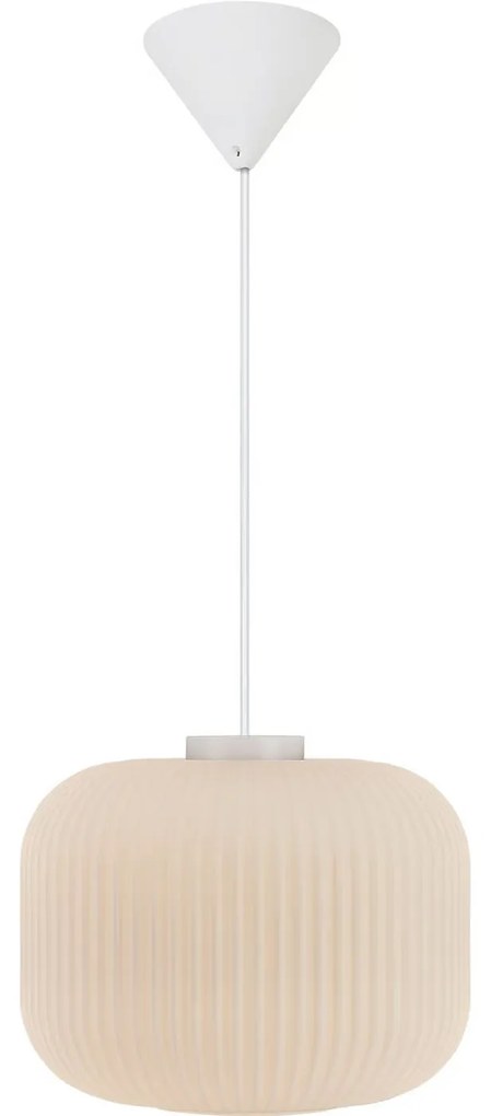Nordlux Závesný luster z opálového skla Milford pre žiarovku E27 ø30cm 46583001
