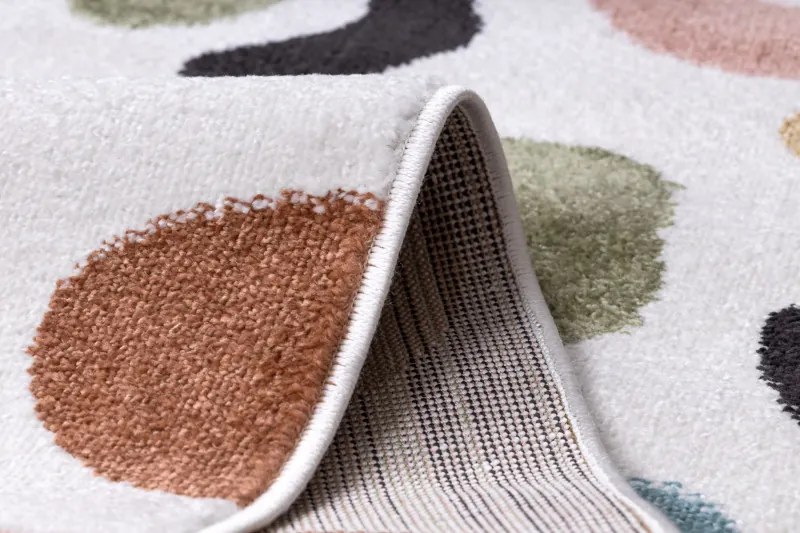 Dywany Łuszczów, Detský kusový koberec Fun Spots cream, 80x150, viacfarebná, detská izba