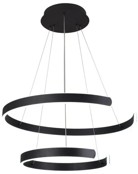 LED Stmievateľný luster na lanku LED/120W/230V 3000-6500K + diaľkové ovládanie