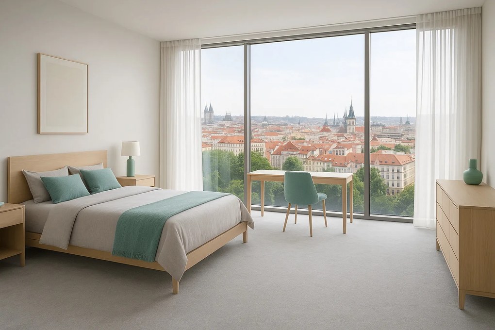 Condor Carpets, Metrážny koberec Serena 6631, na mieru, šíře 4m,5m, šedá, filc, obývacia izba