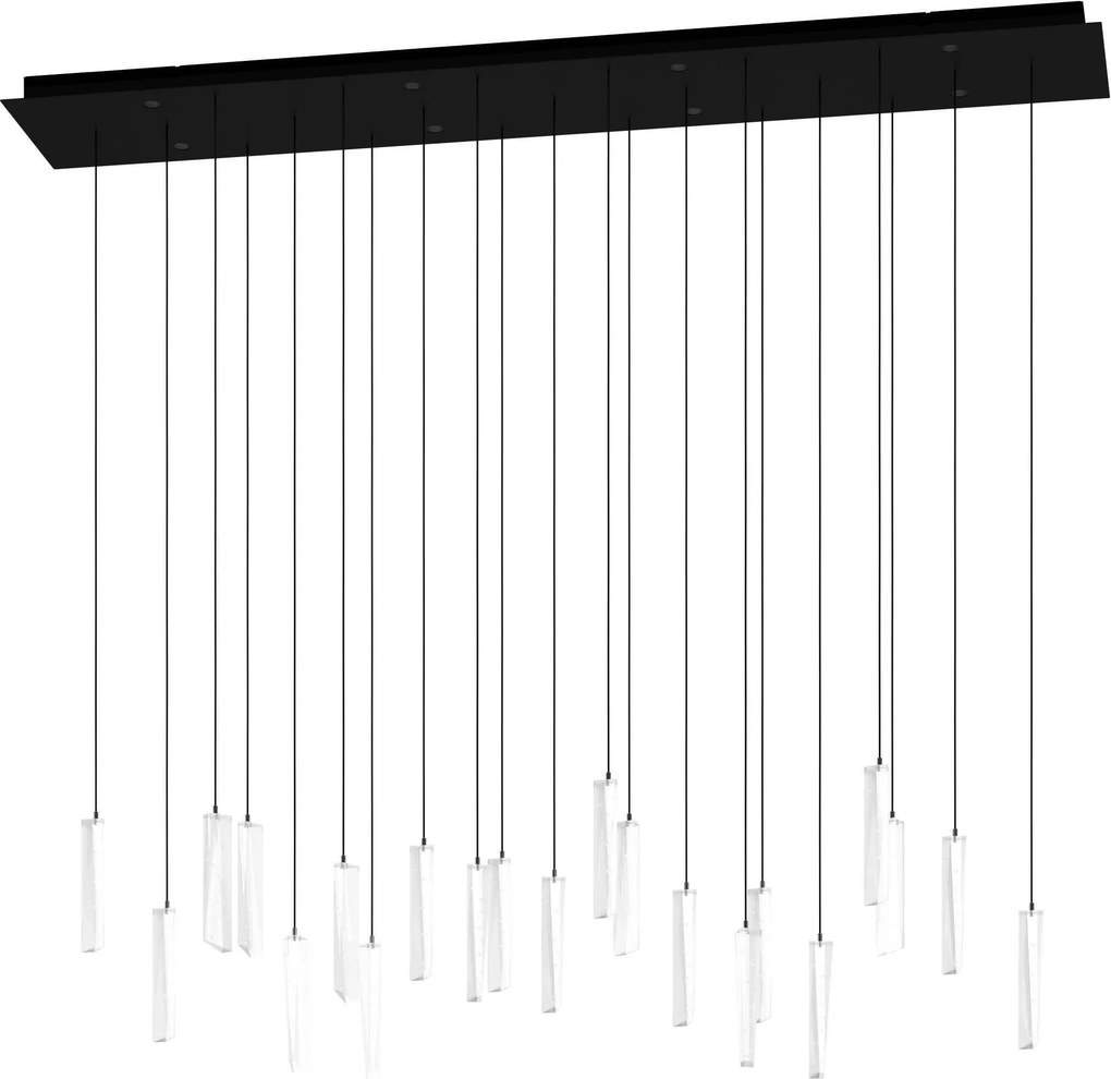 XXXLutz ZÁVESNÉ LED SVIETIDLO, 117/20/110 cm Eglo - Online Only bytové doplnky - 003348332901