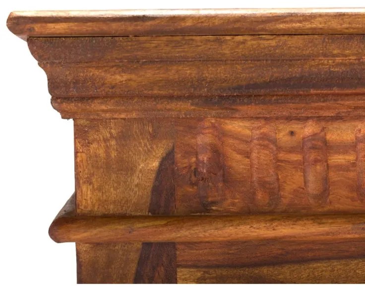 furniture-nabytek.cz - Masívna vitrína Merlin z palisandra, lakovaná, hnedá