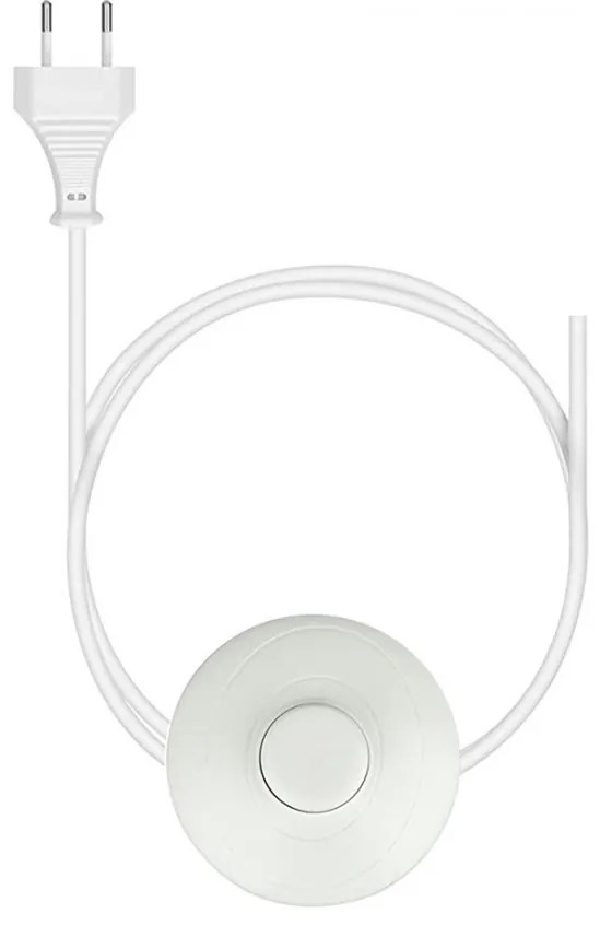 Biela drevená stojaca lampa MAJÁK