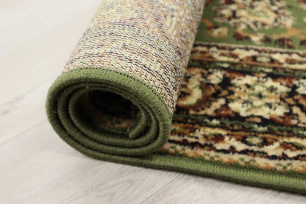 Behúň na mieru Samira New 12003-023 green, šíre 80 cm, zelená, chodba / predsieň, Weltom