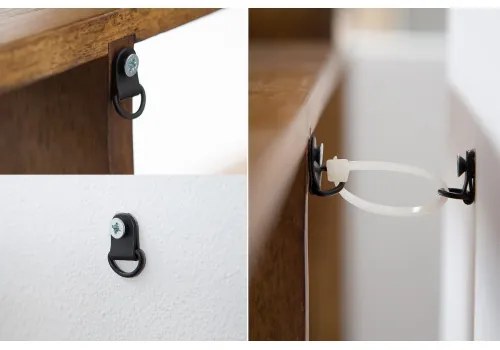 Knižnica/Regál 38117 100cm Drevo Palisander  - Komfort-nábytok