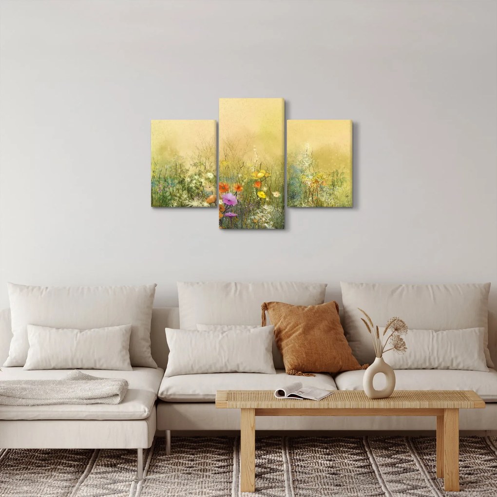 Obraz - Maľovaná lúka (90x60 cm)