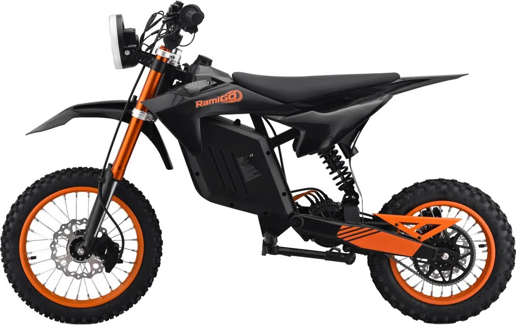 Ramiz Detský elektrický motocykel E-RIDER X čierny