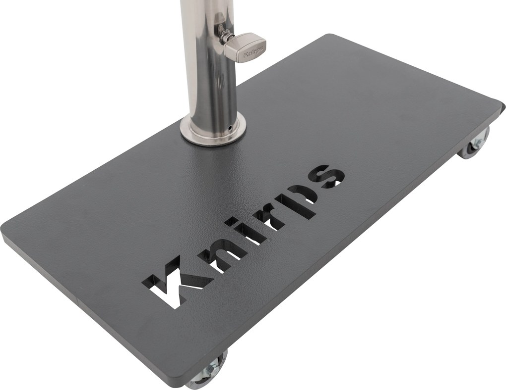 KNIRPS 25 kg - pojazdný oceľový stojan pre slnečník s kolieskami