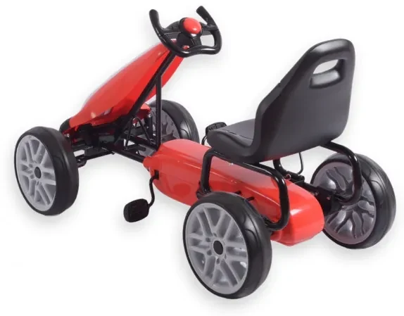 Šlapacia motokára POWER červená